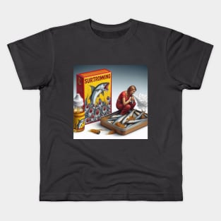 vape with sardines flavor Kids T-Shirt